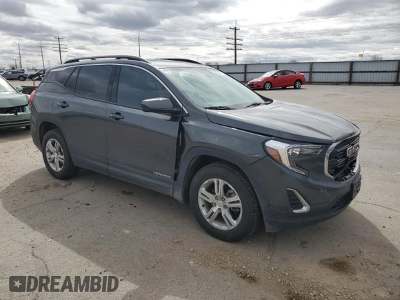 2020 GMC Terrain SLE with VIN 3GKALTEV8LL127494, listed as a Copart auction lot 50204395 with 132,740 mi miles and Salvage Title. Bid and sale history available at carsss.com. Image 4.
