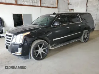 2017 Cadillac Escalade ESV Luxury z VIN 1GYS4HKJ6HR118301, wystawiony jako Copart lot #53617495 z przebiegiem 155 884 mil mil oraz Czysty tytuł • Clean title. Historia ofert i sprzedaży dostępna na DreamBid. Obrazek 1.
