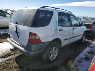 1998 Mercedes-Benz M-Class with VIN 4JGAB54E6WA002898, listed as a Copart auction lot 42794985 with 215,164 mi miles and Clean Title. Bid and sale history available at carsss.com. Image 3.