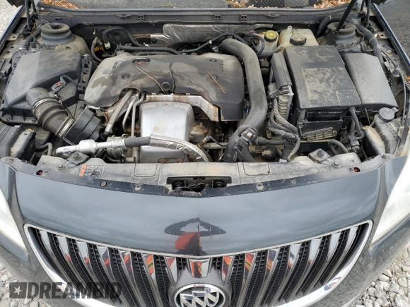 2014 Buick Regal with VIN 2G4GK5EX1E9215732, listed as a Copart auction lot 53346335 with 115,297 mi miles and Salvage title. Bid and sale history available at DreamBid. Image 11.
