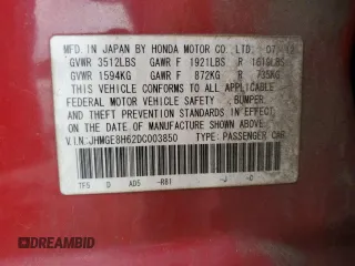 2013 Honda Fit Sport z VIN JHMGE8H62DC003850, wystawiony jako Copart lot #55141065 z przebiegiem 266 938 mil mil oraz Szkoda całkowita • Salvage title. Historia ofert i sprzedaży dostępna na DreamBid. Obrazek 12.