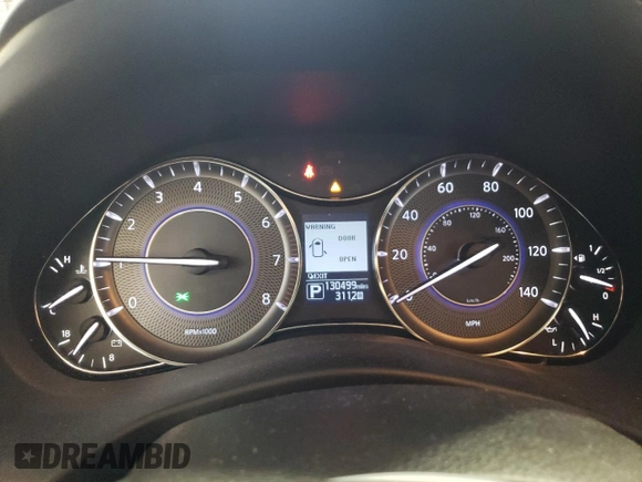 2017 Infiniti QX80 with VIN JN8AZ2NE1H9154366, listed as a Copart auction lot 59975204 with 130,499 mi miles and Salvage Title. Bid and sale history available at carsss.com. Image 9.