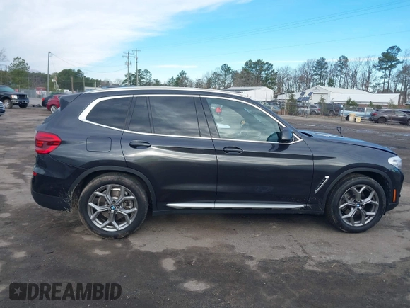 2021 BMW X3 xDrive30i with VIN 5UXTY5C03M9H92100, listed as a IAAI auction lot 41856328 with 19,460 mi miles and . Bid and sale history available at DreamBid. Image 13.