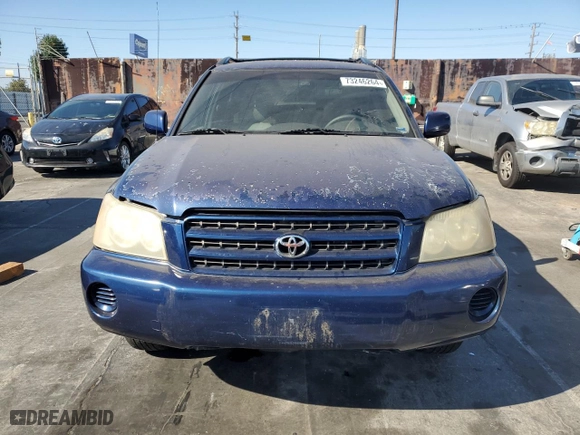 2002 Toyota Highlander with VIN JTEGF21A720054412, listed as a Copart auction lot 73246264 with 164,481 mi miles and Clean Title. Bid and sale history available at carsss.com. Image 5.