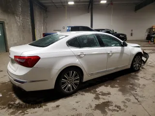 2014 Kia Cadenza Premium with VIN KNALN4D7XE5165767, listed as a Copart auction lot 81520014 with 102,229 mi miles and Salvage Title. Bid and sale history available at carsss.com. Image 3.