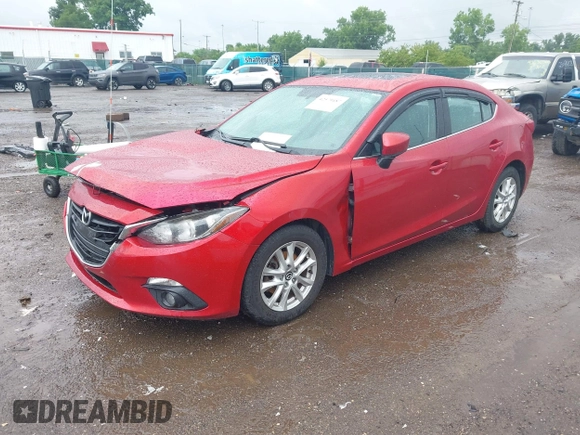 2015 Mazda 3 i Grand Touring with VIN JM1BM1W75F1269332, listed as a IAAI auction lot 42579487 with 99,619 mi miles and . Bid and sale history available at DreamBid. Image 2.