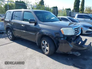 2012 Honda Pilot EX-L z VIN 5FNYF4H75CB048285, wystawiony jako IAAI lot #42261438 z przebiegiem 227 370 mil mil oraz . Historia ofert i sprzedaży dostępna na DreamBid. Obrazek 1.