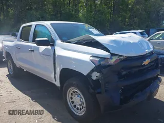 2024 Chevrolet Colorado 4WD Work Truck with VIN 1GCPTBEK0R1306831, listed as a IAAI auction lot 42120705 with 1,205 mi miles and . Bid and sale history available at DreamBid. Image 1.