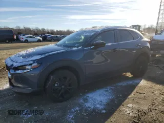 2023 Mazda CX-30 2.5 S Carbon Edition with VIN 3MVDMBCM9PM545538, listed as a Copart auction lot 86072184 with 29,395 mi miles and Salvage Title. Bid and sale history available at carsss.com. Image 1.