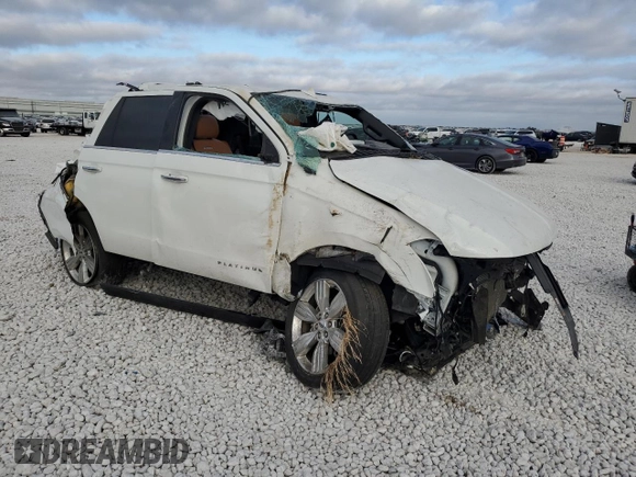 2022 Ford Expedition Platinum with VIN 1FMJU1MT1NEA03448, listed as a Copart auction lot 77204734 with Not provided miles and Non repairable. Bid and sale history available at DreamBid. Image 4.