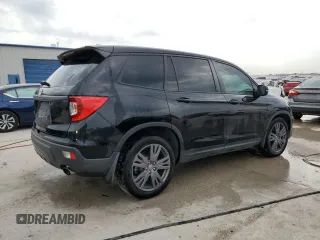 2021 Honda Passport EX-L with VIN 5FNYF7H54MB000021, listed as a Copart auction lot 75745334 with 50,941 mi miles and Clean Title. Bid and sale history available at carsss.com. Image 3.