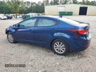 2016 Hyundai Elantra SE with VIN 5NPDH4AE0GH753374, listed as a Copart auction lot 61008175 with 128,187 mi miles and Salvage title. Bid and sale history available at DreamBid. Image 2.
