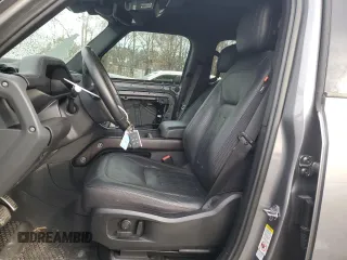 2020 Land Rover Defender X with VIN SALEXEEU0L2021510, listed as a Copart auction lot 41806055 with 58,647 mi miles and Salvage title. Bid and sale history available at DreamBid. Image 7.