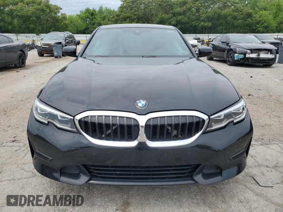 2021 BMW 3 Series 330i xDrive with VIN 3MW5R7J08M8B50434, listed as a Copart auction lot 55814435 with 56,824 mi miles and Salvage title. Bid and sale history available at DreamBid. Image 5.