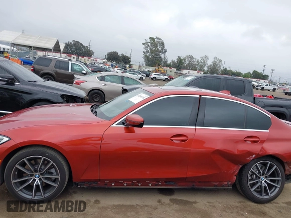 2019 BMW 3 Series 330i xDrive with VIN WBA5R7C50KFH28767, listed as a IAAI auction lot 42206528 with 52,529 mi miles and . Bid and sale history available at DreamBid. Image 15.