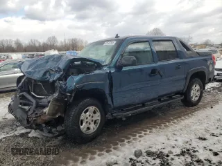2006 Chevrolet Avalanche Z71 with VIN 3GNEK12Z36G130304, listed as a Copart auction lot 42543365 with 0 mi miles and Salvage Title. Bid and sale history available at carsss.com. Image 1.