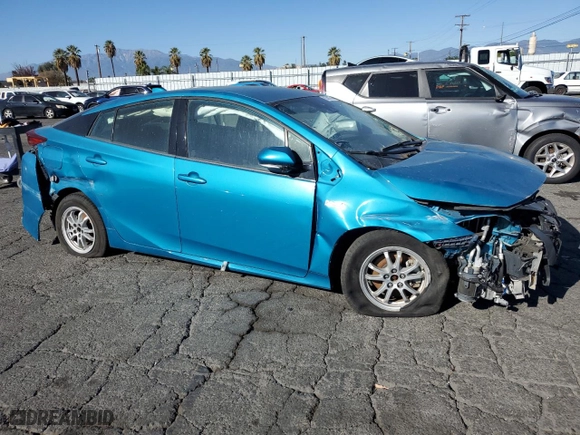 2020 Toyota Prius Prime LE with VIN JTDKARFP5L3141938, listed as a Copart auction lot 83441764 with NaN miles and Salvage Title. Bid and sale history available at carsss.com. Image 4.