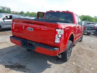 2023 Ford F-150 XL with VIN 1FTFW1E50PKF03531, listed as a IAAI auction lot 42151884 with 15,392 mi miles and . Bid and sale history available at DreamBid. Image 4.