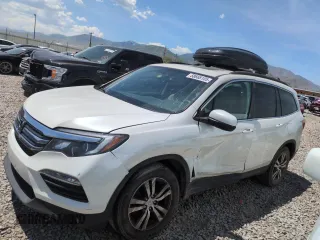 2017 Honda Pilot EX-L z VIN 5FNYF6H56HB041718, wystawiony jako Copart lot #58668105 z przebiegiem 143 446 mil mil oraz Szkoda całkowita • Salvage title. Historia ofert i sprzedaży dostępna na DreamBid. Obrazek 1.