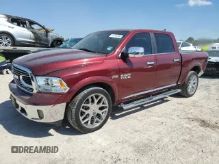 2018 Ram 1500 Longhorn with VIN 1C6RR7PT9JS278298, listed as a Copart auction lot 74216554 with 113,337 mi miles and Salvage title. Bid and sale history available at DreamBid. Image 1.