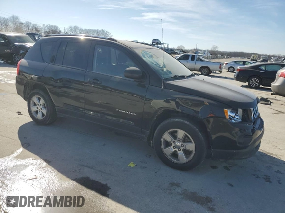 2013 Jeep Compass Sport with VIN 1C4NJCBAXDD250709, listed as a Copart auction lot 46502665 with 127,789 mi miles and Clean Title. Bid and sale history available at carsss.com. Image 4.