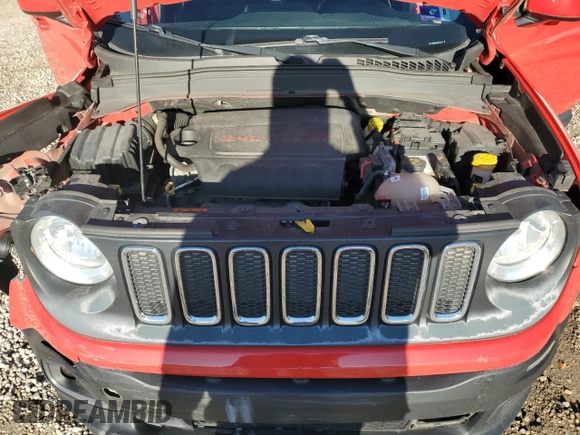 2017 Jeep Renegade Latitude with VIN ZACCJBBB8HPG02722, listed as a Copart auction lot 49951795 with 82,366 mi miles and Salvage Title. Bid and sale history available at carsss.com. Image 12.