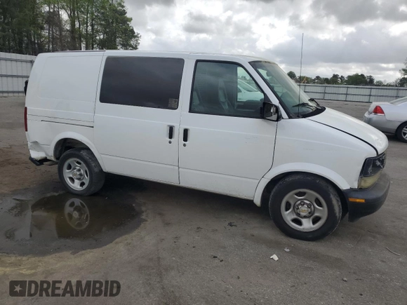 2005 Chevrolet Astro Cargo with VIN 1GCDM19X95B105305, listed as a Copart auction lot 50129575 with 362,844 mi miles and Salvage Title. Bid and sale history available at DreamBid. Image 4.