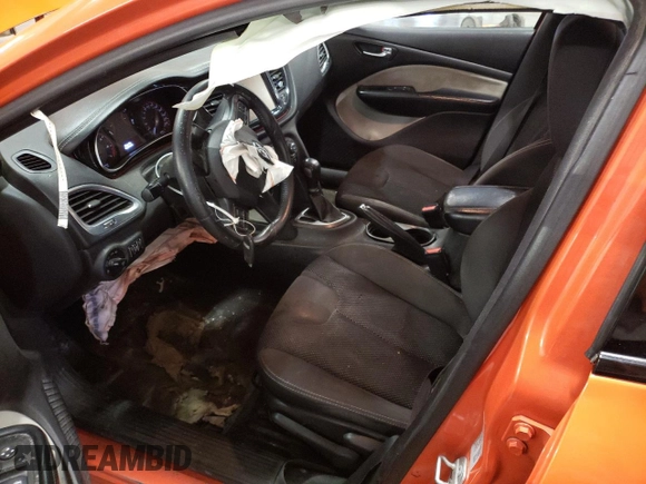 2015 Dodge Dart SXT with VIN 1C3CDFBB6FD300182, listed as a Copart auction lot 49958335 with 227,250 mi miles and Salvage Title. Bid and sale history available at carsss.com. Image 7.
