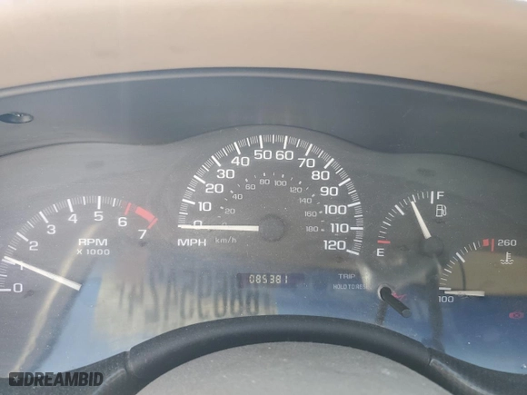 2001 Chevrolet Malibu with VIN 1G1ND52J216123769, listed as a Copart auction lot 68695424 with 85,381 mi miles and Salvage Title. Bid and sale history available at carsss.com. Image 9.