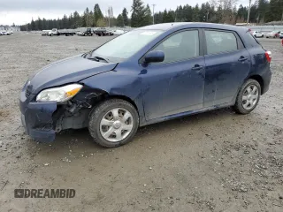 2009 Toyota Matrix with VIN 2T1KU40E29C181590, listed as a Copart auction lot 50651605 with 113,382 mi miles and Salvage Title. Bid and sale history available at carsss.com. Image 1.