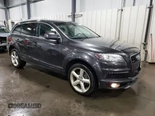 2011 Audi Q7 S line with VIN WA1DGAFE7BD008575, listed as a Copart auction lot 76127064 with 282,747 mi miles and Salvage title. Bid and sale history available at DreamBid. Image 4.
