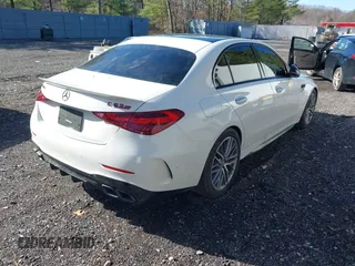 2024 Mercedes-Benz C 63 S AMG E Performance with VIN W1KAF8AB6RR222087, listed as a IAAI auction lot 41844101 with 5,500 mi miles and . Bid and sale history available at DreamBid. Image 4.