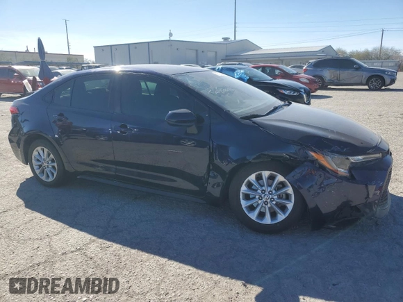 2021 Toyota Corolla LE with VIN JTDVPMAE1MJ125026, listed as a Copart auction lot 45773135 with 80,047 mi miles and Salvage Title. Bid and sale history available at carsss.com. Image 4.