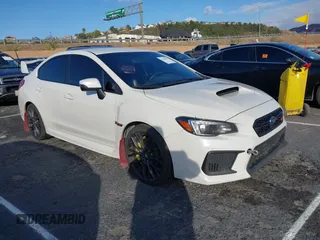 2019 Subaru WRX STI with VIN JF1VA2R61K9820260, listed as a IAAI auction lot 41426791 with 84,395 mi miles. Bid and sale history available at carsss.com. Image 1.