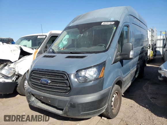 2019 Ford Transit with VIN 1FTYR3XM0KKB78842, listed as a Copart auction lot 83498454 with 62,157 mi miles and Salvage title. Bid and sale history available at DreamBid. Image 1.