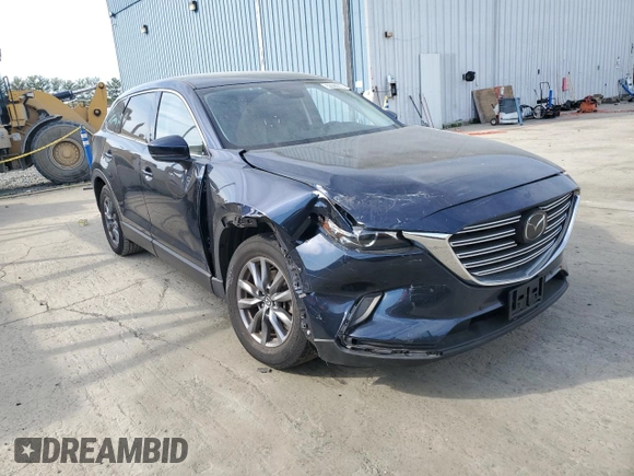 2022 Mazda CX-9 Touring with VIN JM3TCBCY6N0624661, listed as a Copart auction lot 53085015 with 22,812 mi miles and Salvage title. Bid and sale history available at DreamBid. Image 4.