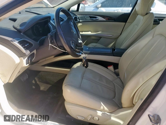 2015 Lincoln MKZ with VIN 3LN6L2G96FR619658, listed as a Copart auction lot 57562025 with 157,391 mi miles and Salvage title. Bid and sale history available at DreamBid. Image 7.