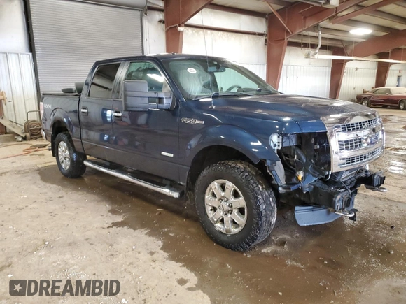 2014 Ford F-150 XL with VIN 1FTFW1ET4EKF30422, listed as a Copart auction lot 50028505 with 127,144 mi miles and Clean Title. Bid and sale history available at carsss.com. Image 4.
