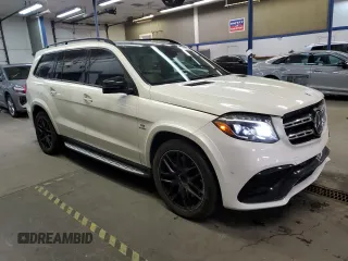 2018 Mercedes-Benz GLS with VIN 4JGDF7FE2JB023499, listed as a Copart auction lot 44105595 with 85,925 mi miles and Salvage Title. Bid and sale history available at carsss.com. Image 4.