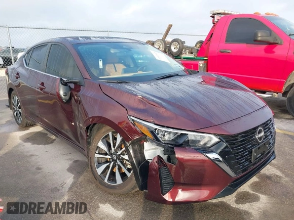 2024 Nissan Sentra SV with VIN 3N1AB8CV7RY330227, listed as a IAAI auction lot 41511992 with 7,852 mi miles and . Bid and sale history available at DreamBid. Image 1.