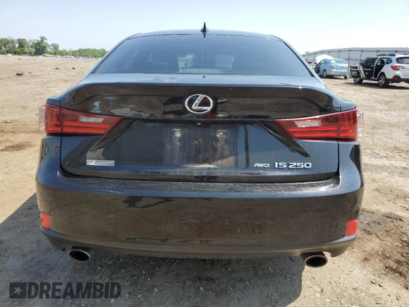 2015 Lexus IS 250 z VIN JTHCF1D29F5024448, wystawiony jako Copart lot #56635285 z przebiegiem 105 447 mil mil oraz Szkoda całkowita • Salvage title. Historia ofert i sprzedaży dostępna na DreamBid. Obrazek 6.