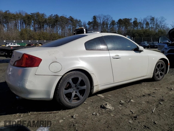 2003 Infiniti G35 w/Leather with VIN JNKCV54E33M206846, listed as a Copart auction lot 42630765 with 178,022 mi miles and Salvage Title. Bid and sale history available at DreamBid. Image 3.