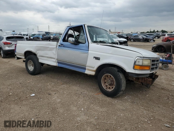 1995 Ford F-150 with VIN 1FTEF15N3SNA16648, listed as a Copart auction lot 55693755 with Not provided miles and Salvage title. Bid and sale history available at DreamBid. Image 4.
