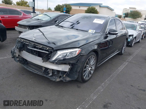 2016 Mercedes-Benz S 550 with VIN WDDUG8CB6GA236557, listed as a IAAI auction lot 41555225 with 128,008 mi miles and . Bid and sale history available at carsss.com. Image 17.