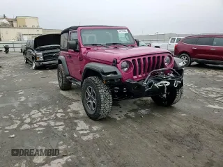 2021 Jeep Wrangler Sport S with VIN 1C4GJXAG3MW858730, listed as a Copart auction lot 44279865 with 25,857 mi miles and Salvage Title. Bid and sale history available at DreamBid. Image 11.