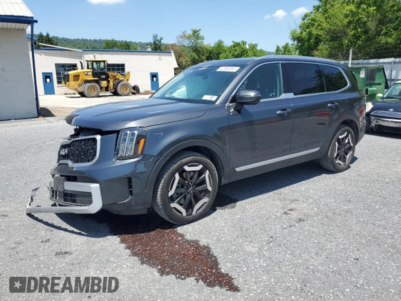 2024 Kia Telluride EX with VIN 5XYP3DGC0RG483526, listed as a Copart auction lot 62360355 with 13,498 mi miles and Salvage title. Bid and sale history available at DreamBid. Image 1.