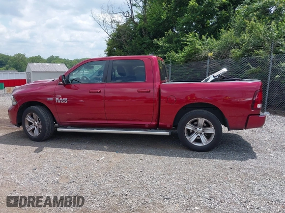 2014 Ram 1500 Sport with VIN 1C6RR7MT6ES112170, listed as a IAAI auction lot 42752611 with 101,049 mi miles and . Bid and sale history available at DreamBid. Image 15.