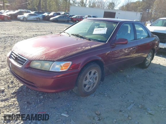 2001 Toyota Camry CE with VIN JT2BG22K710602080, listed as a IAAI auction lot 41858573 with 169,774 mi miles and . Bid and sale history available at carsss.com. Image 2.