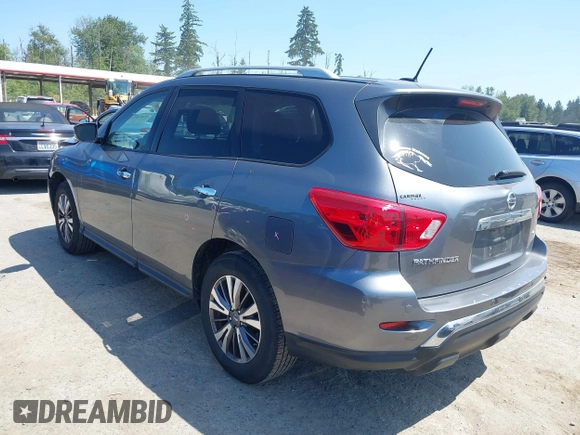 2018 Nissan Pathfinder SV z VIN 5N1DR2MM3JC669486, wystawiony jako IAAI lot #42419913 z przebiegiem 115 408 mil mil oraz . Historia ofert i sprzedaży dostępna na DreamBid. Obrazek 3.