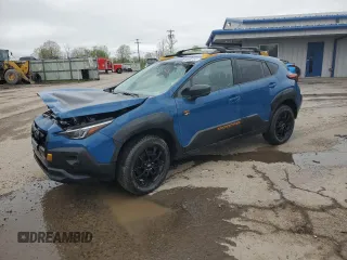 2024 Subaru Crosstrek Wilderness с VIN 4S4GUHT67R3735499, выставлен на аукционе Copart как лот 55592455 с пробегом 20 043 миль миль и Списание • Salvage title. История ставок и продаж доступна на DreamBid. Изображение 1.